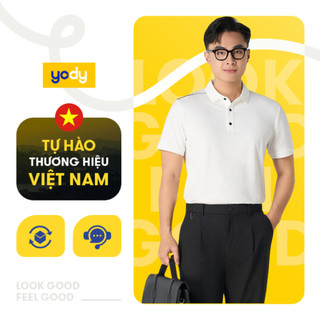 Áo Polo thể thao nam YODY Ponte Roma Cool In Vai Chạm Mát Lạnh Cho Hè Thoải Mái MAPO25S108