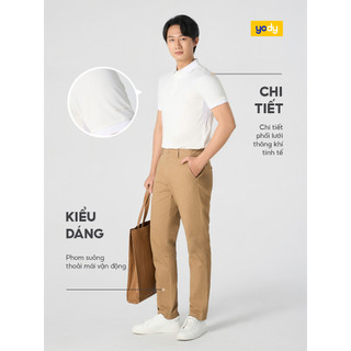 Áo polo nam YODY ponte roma thể thao thoáng khí thoải mái khi vận động chạm mát lạnh MAPO25S174