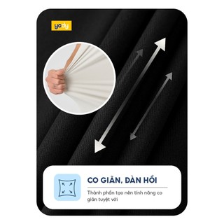 [Đồng giá] Áo phông thể thao nam YODY tshirt phối vải mỏng, thoáng khí, co giãn, thấm hút mồ hôi MATS25S036