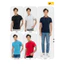 Áo polo nam YODY phối cổ Airy Cool mát lạnh thấm hút mồ hôi mềm mại APM7456
