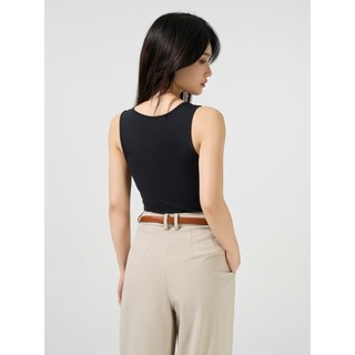 Áo 3 lổ nữ YODY, áo 2 dây nữ cổ rộng kiểu dáng basic MINIMALIST BLN7040