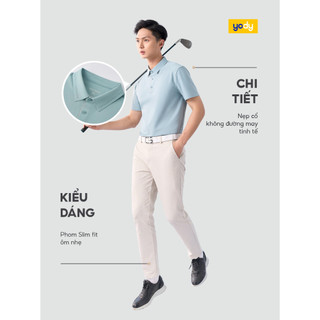 Áo Polo Nam Airycool Ép Seam Lá Cổ  YODY Chất Liệu Mát Mẻ MAPO25S026