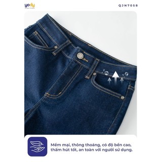 Quần Jean Nữ YodySkinny màu Xanh Nguyên Bản, tôn dáng, thoải mái, bền màu, QJN7058