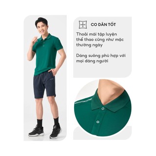 Áo polo nam thể thao YODY in logo ngực thoáng mát, thấm hút mồ hôi SAM6107