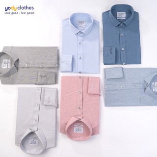 Áo sơ mi nam tay dài s.cafe YODY dáng slim fit tay dài phù hợp công sở SMM3010 MOSH25A079