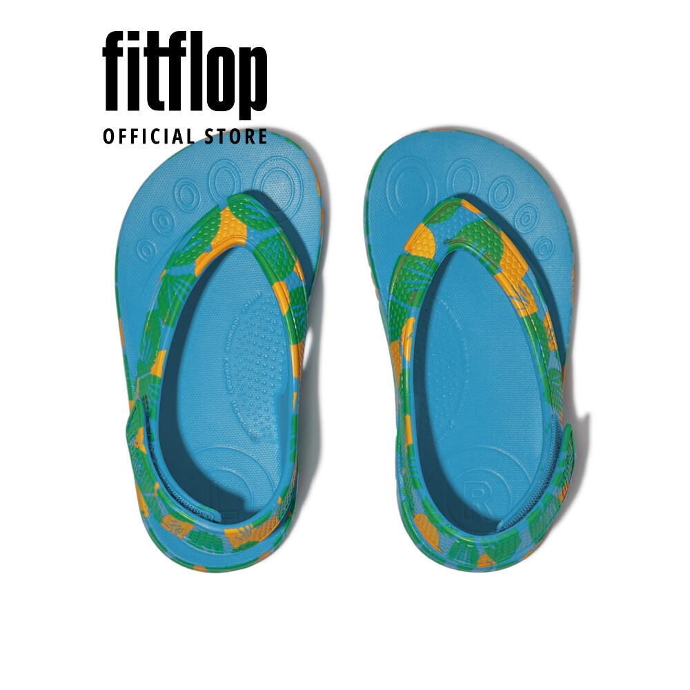 Dép Xỏ Ngón Trẻ Em FitFlop iQUSHION - Beach Blue - FON - JC5-C87