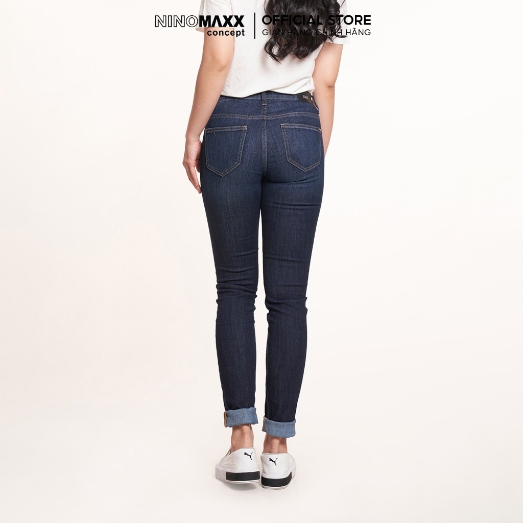Quần Jean Nữ Dáng Ôm Chất Cotton Co Giãn Thoải Mái N&M Thương Hiệu NINOMAXX 2206051