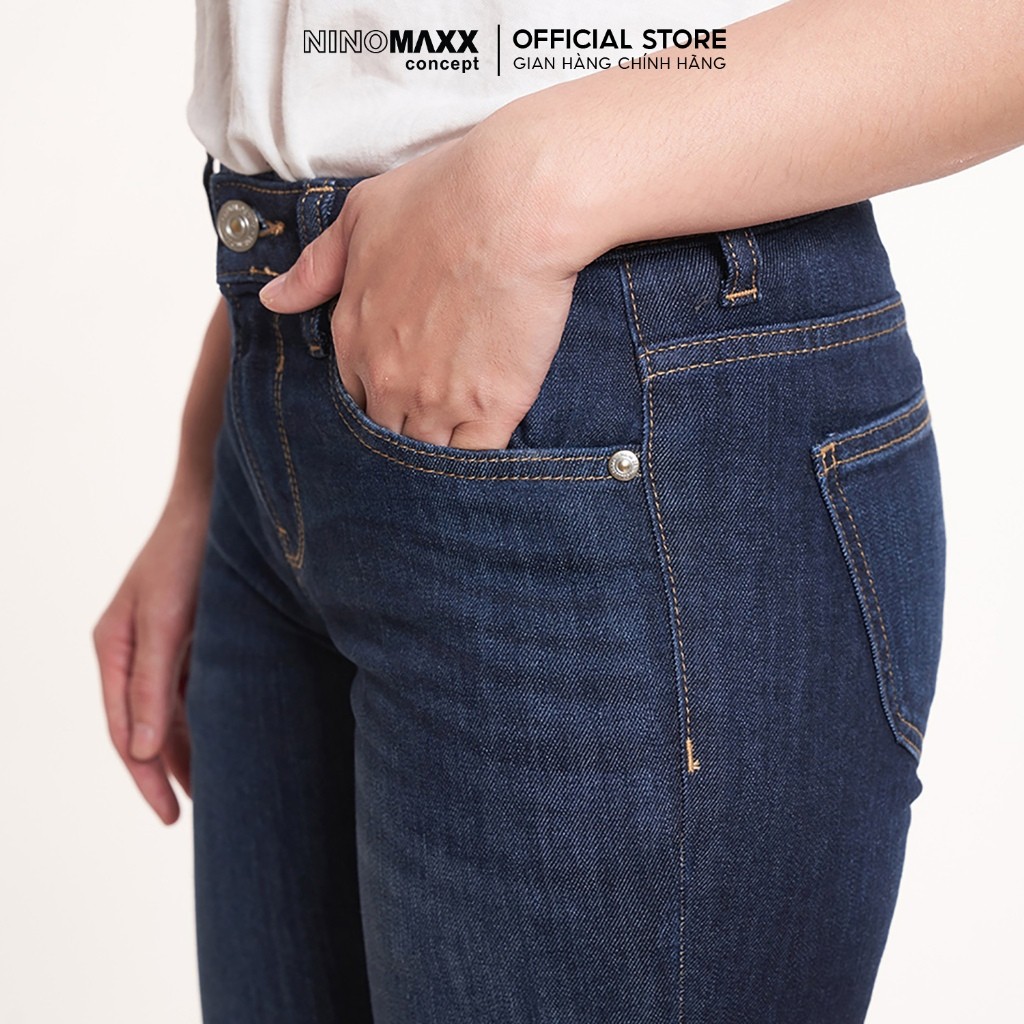 Quần Jean Nữ Dáng Ôm Chất Cotton Co Giãn Thoải Mái N&M Thương Hiệu NINOMAXX 2206051