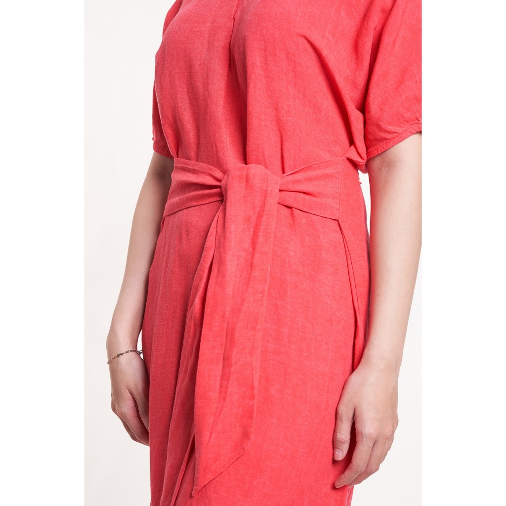 [CÒN SIZE S, M] Đầm Nữ NINOMAXX Đầm Thanh Lịch Dài Qua Gối 2403001