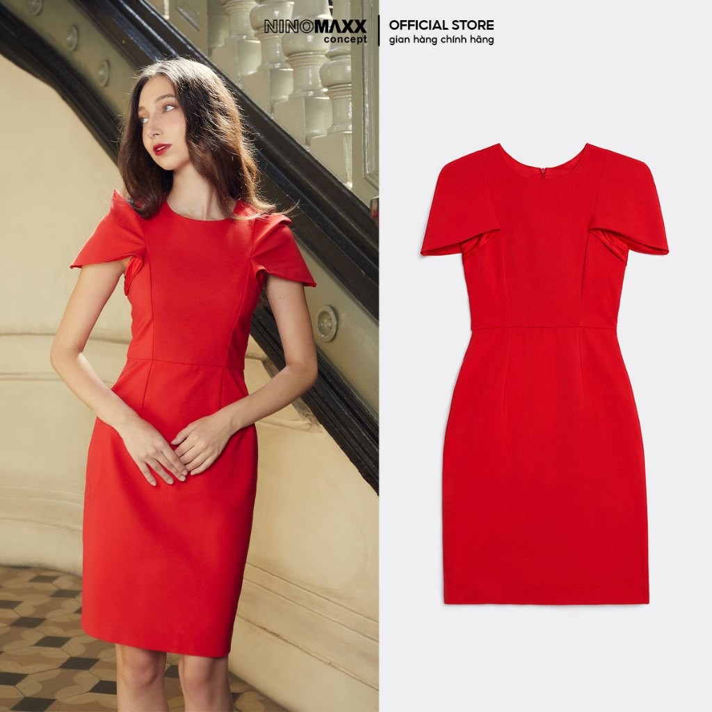 N&M Đầm Nữ Tay Tay Ngắn Dáng Ôm 2308012