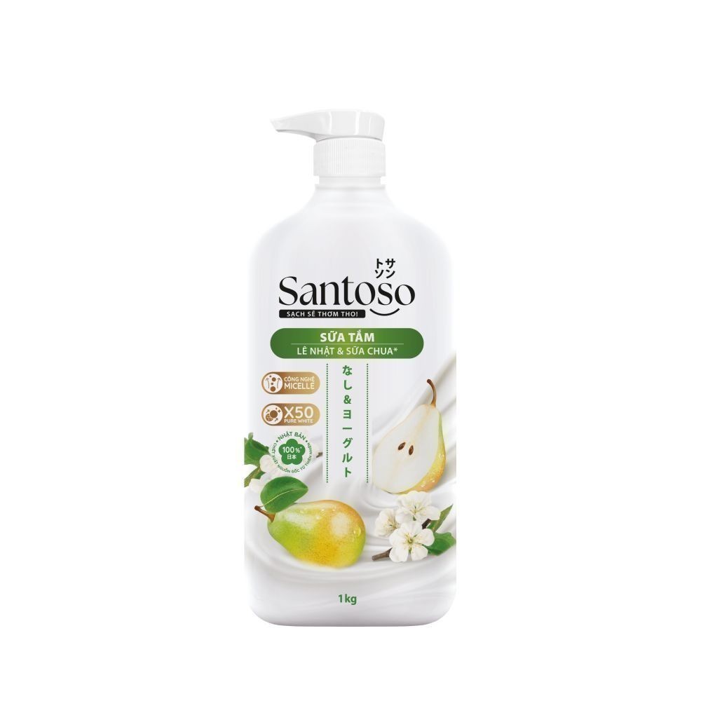 [Chọn mùi hương] Sữa tắm Santoso chai x 1kg