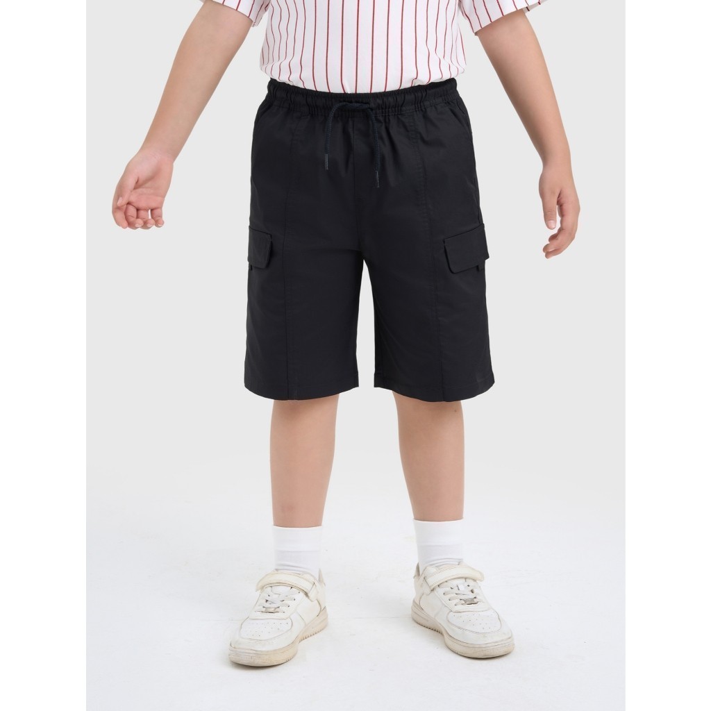 Quần short khaki bé trai CANIFA ống rộng có túi hộp 2BS25S011