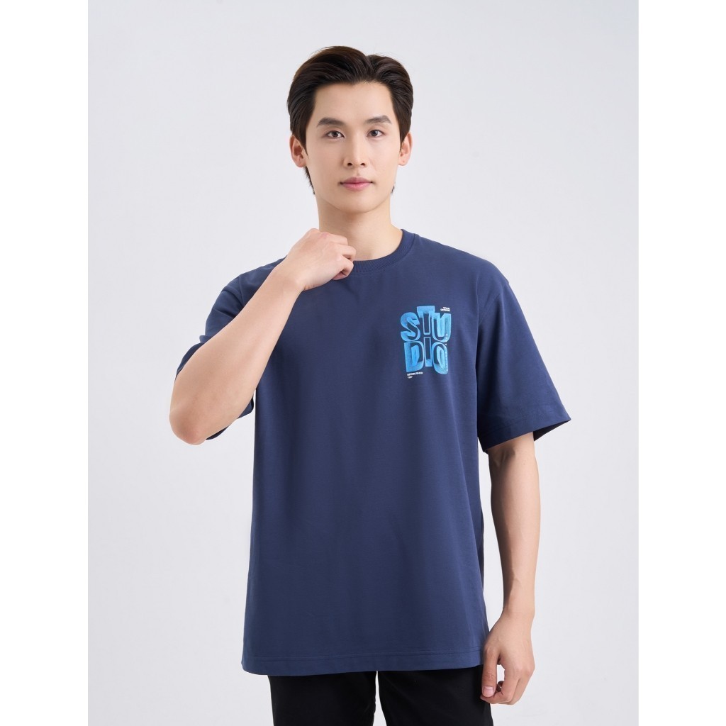 Áo phông nam CANIFA cộc tay có hình in 8TS25C001