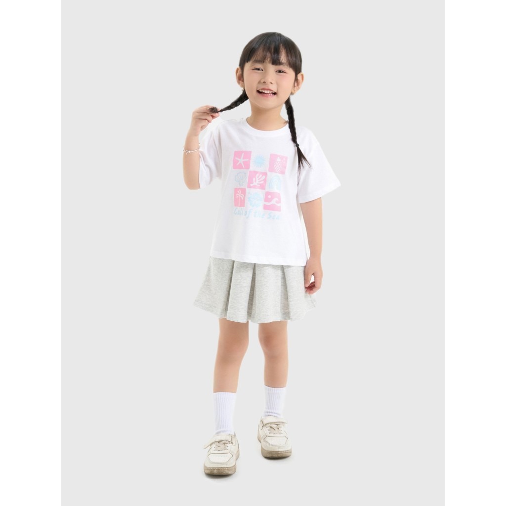 Quần váy bé gái CANIFA dáng xòe xếp ly 1BS25S005