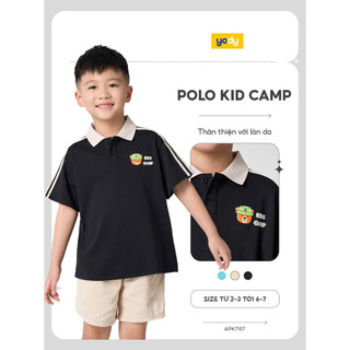 Áo thun trẻ em 2-8 tuổi YODY co giãn nhẹ cotton an toàn, thân thiện với làn da APK7107