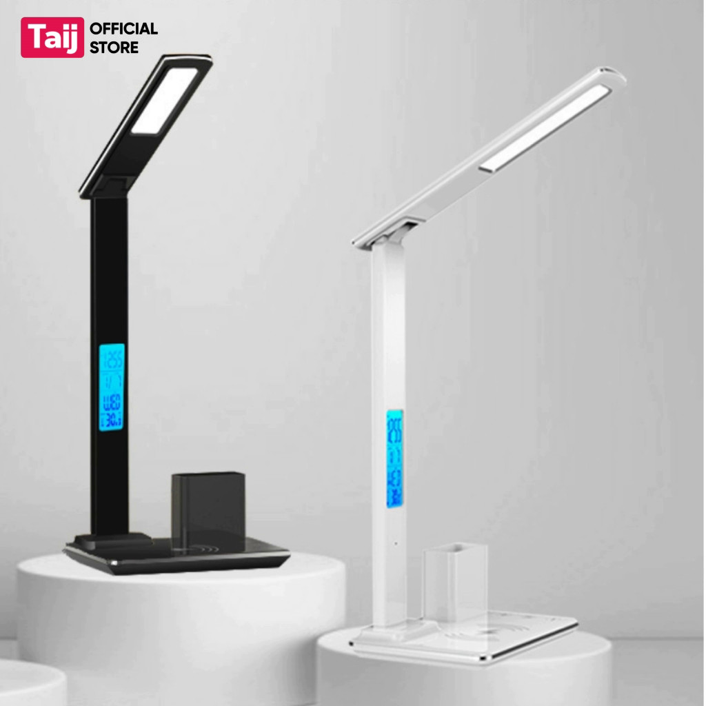 Đèn LED Bàn Học Chống Cận Gấp Gọn Tích Hợp Sạc Không Dây 15W - Đèn LED bảo vệ mắt