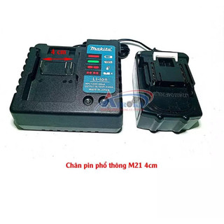 Sạc Cốc bulong pin, sạc pin máy khoan máy bulong pin makita 21V sử dụng chân pin phổ thông tiện dụng