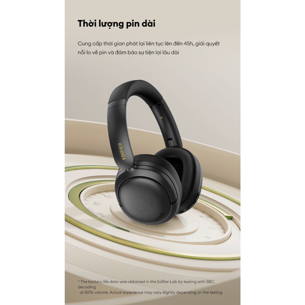 Tai Nghe Chụp Tai Bluetooth Không Dây EDIFIER W800BT SE - Chơi Nhạc Đến 45H - Mic Khử Ồn Môi Trường - 15 Tháng Bảo Hành | BigBuy360 - bigbuy360.vn