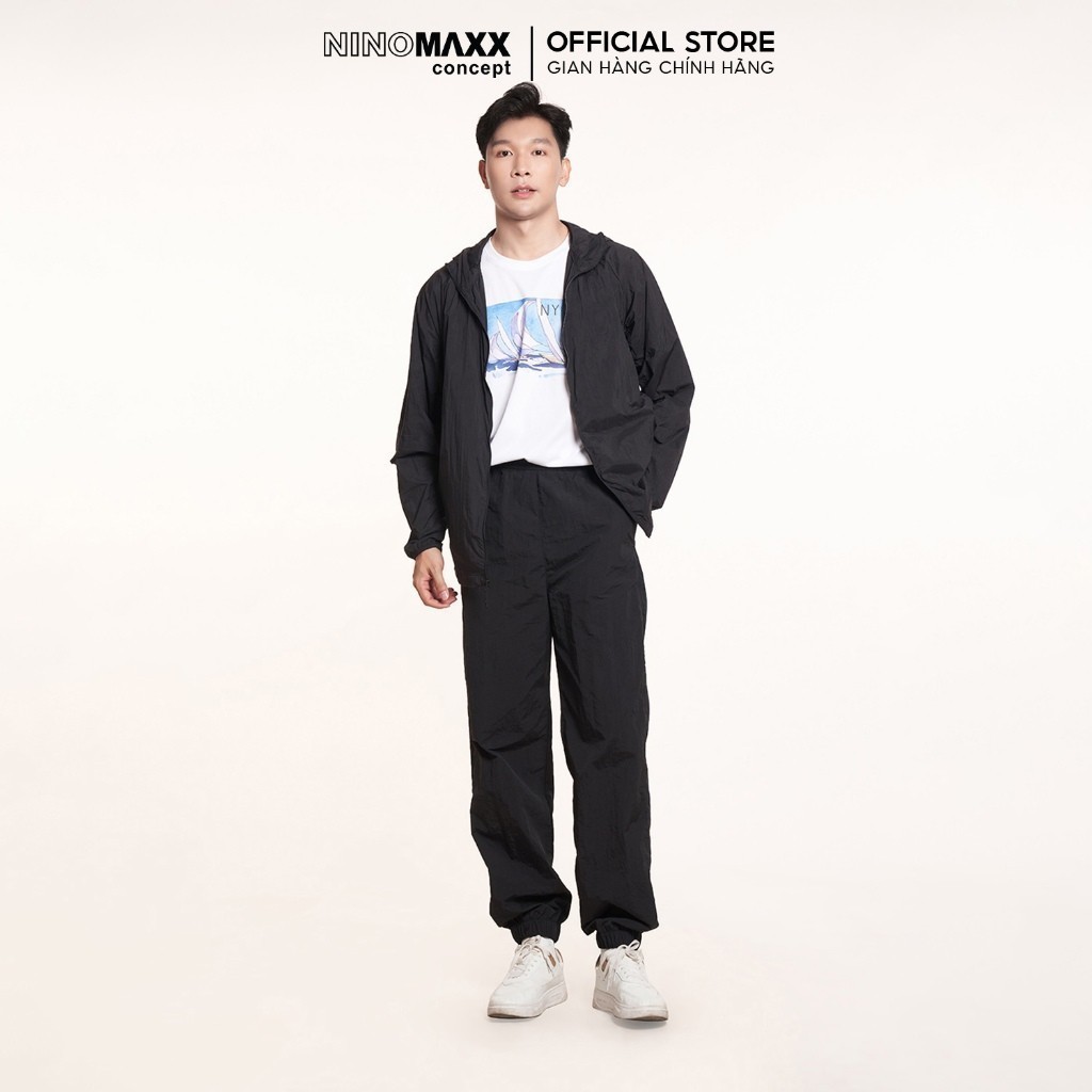 Quần Dù Nam Quần Jogger Dài NINOMAXX Năng Động 2408016