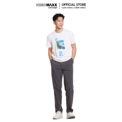 Quần Dài Nam Chất Nylon Co Giãn Thời Trang Năng Động NINOMAXX 2408015