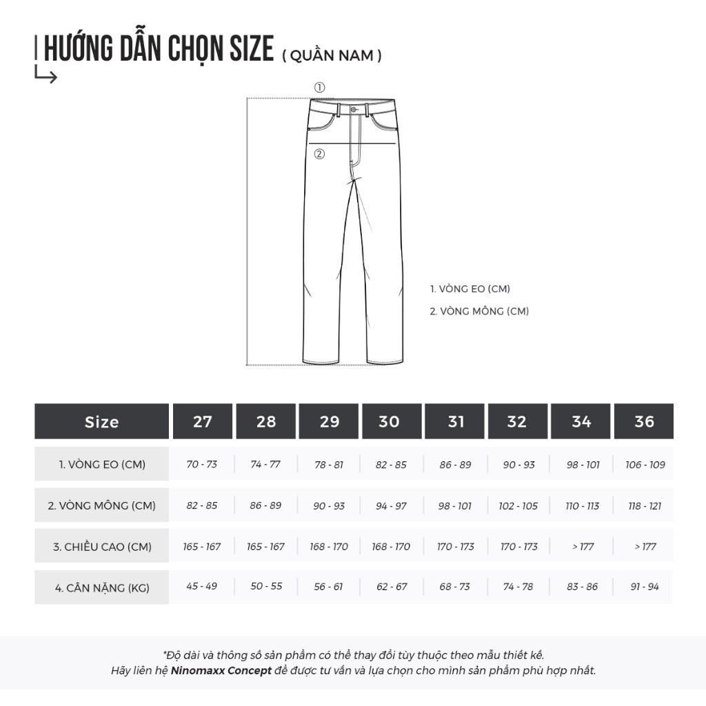 Quần Jean Nam Dáng Suông Ống Đứng Chất Cotton Co Giãn Thoải Mái NINOMAXX 2407021