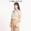 Áo Sơ Mi Họa Tiết Hoa Trắng Pastel NINOMAXX 2407024