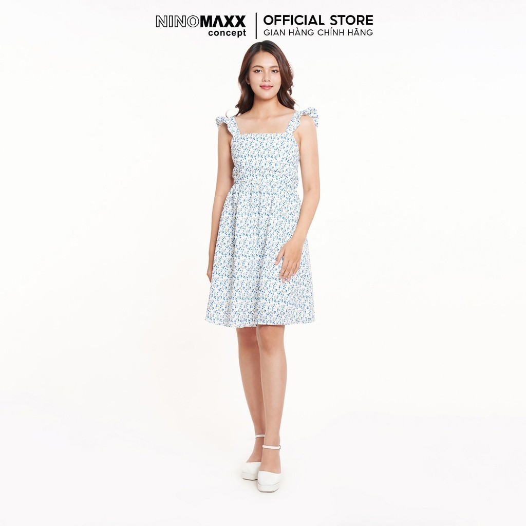 Đầm Nữ Đầm Cánh Tiên Sát Nách Đi Biển Xanh Pastel SWEETSIXTEEN 2307005