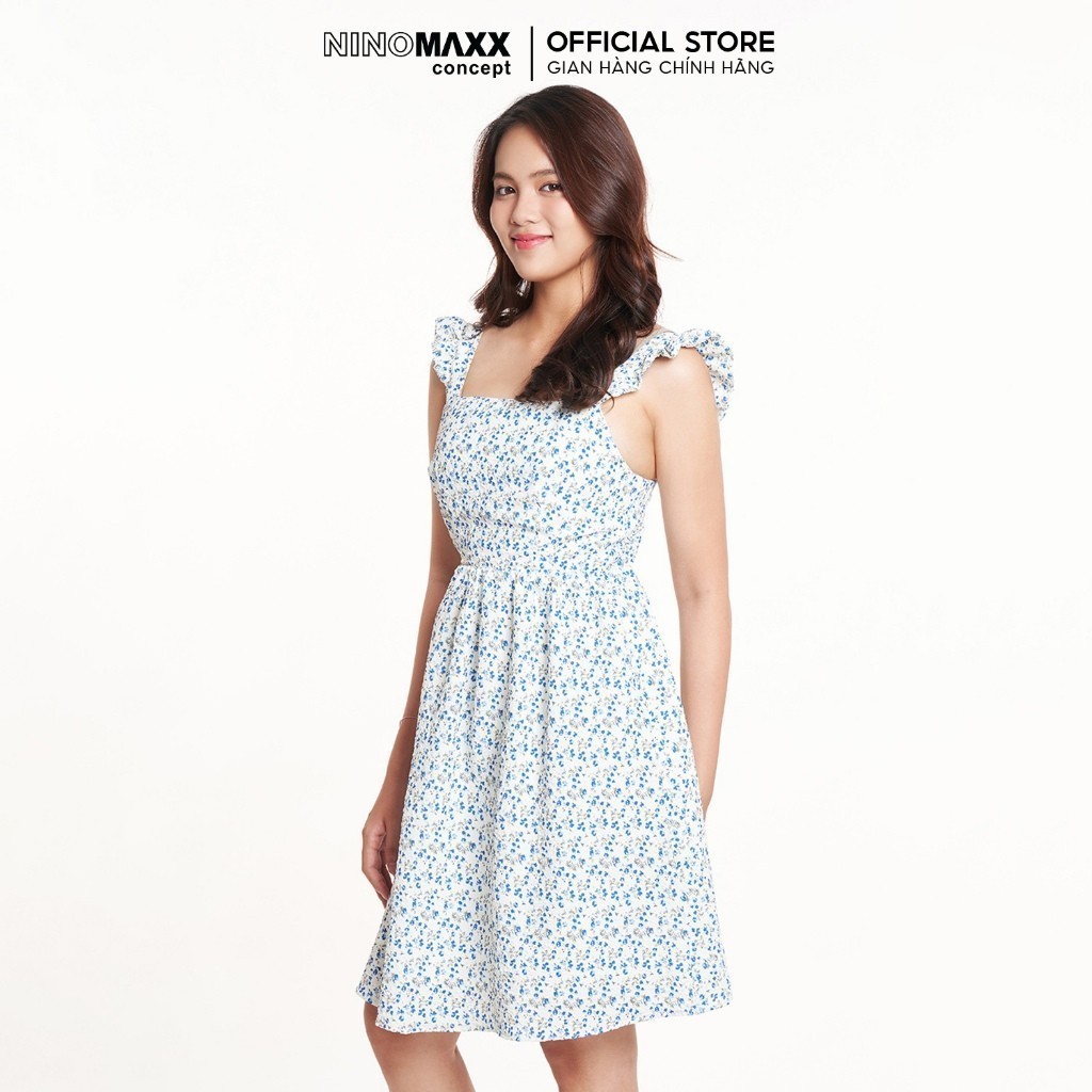 Đầm Nữ Đầm Cánh Tiên Sát Nách Đi Biển Xanh Pastel SWEETSIXTEEN 2307005