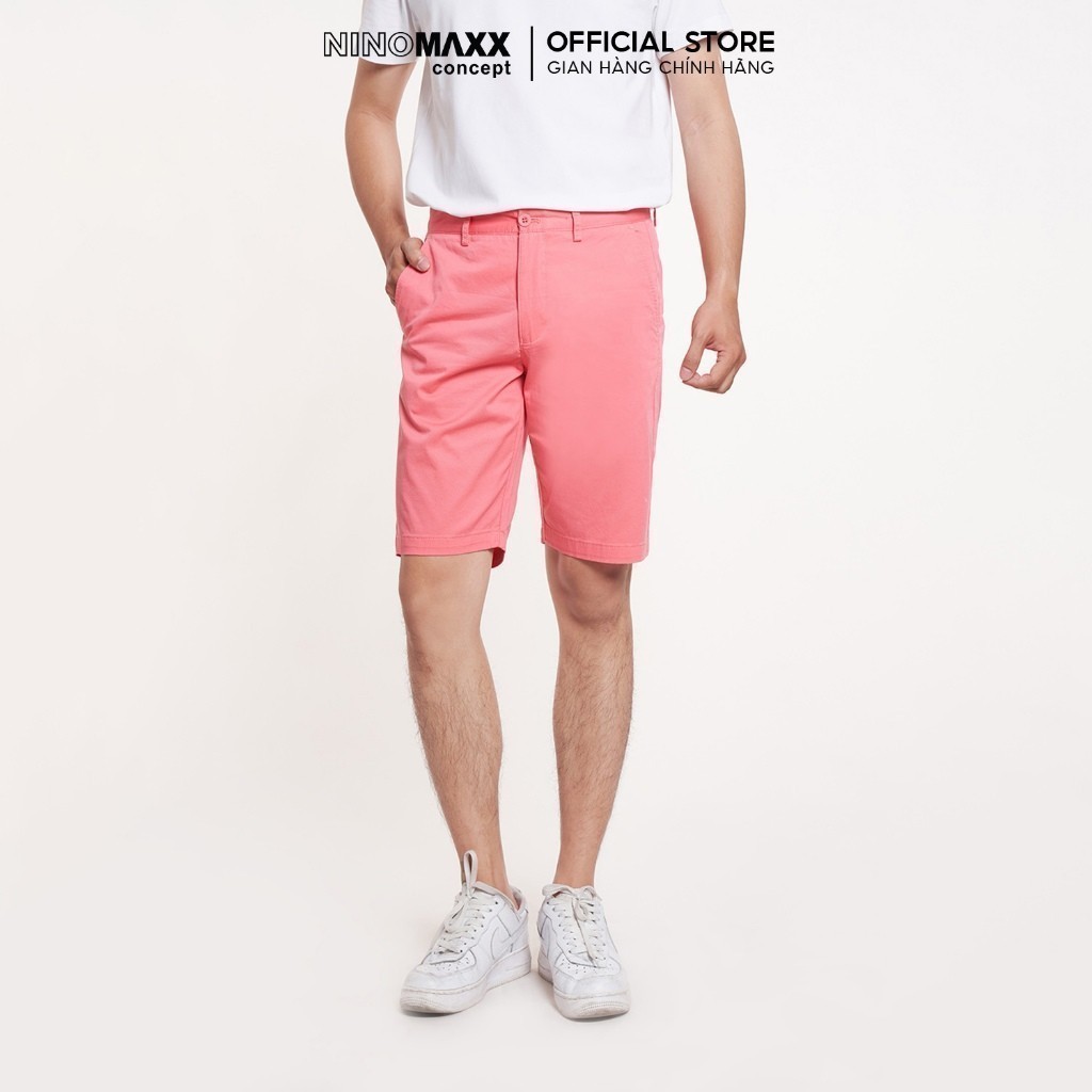 [CÒN XANH BIỂN] Quần Short Nam Kaki Chất Cotton Co Giãn N&M Thương Hiệu NINOMAXX 2304004