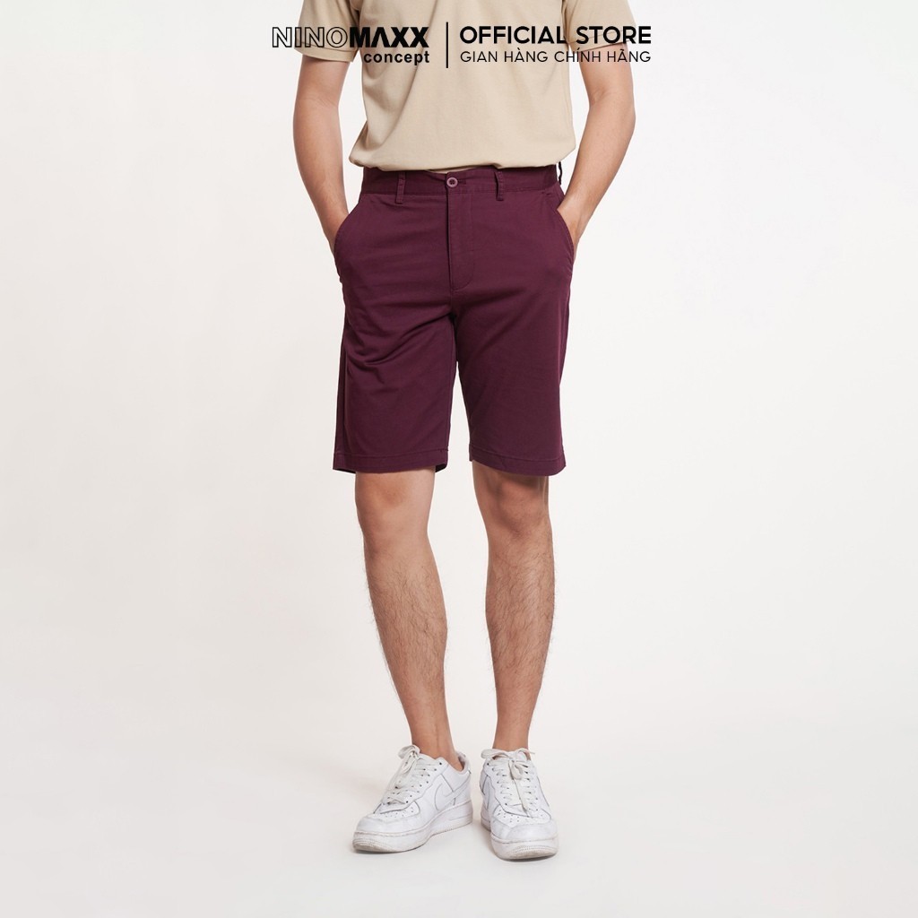[CÒN XANH BIỂN] Quần Short Nam Kaki Chất Cotton Co Giãn N&M Thương Hiệu NINOMAXX 2304004