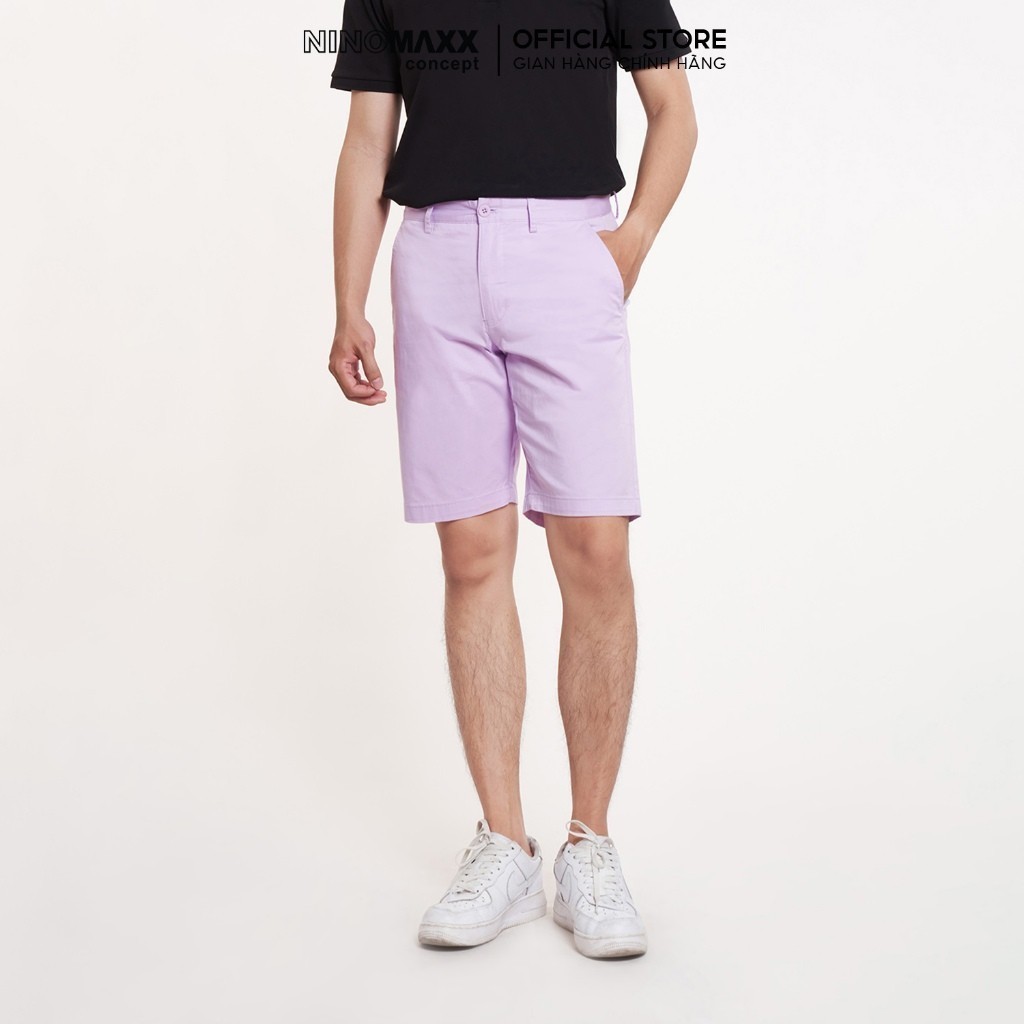 [CÒN XANH BIỂN] Quần Short Nam Kaki Chất Cotton Co Giãn N&M Thương Hiệu NINOMAXX 2304004