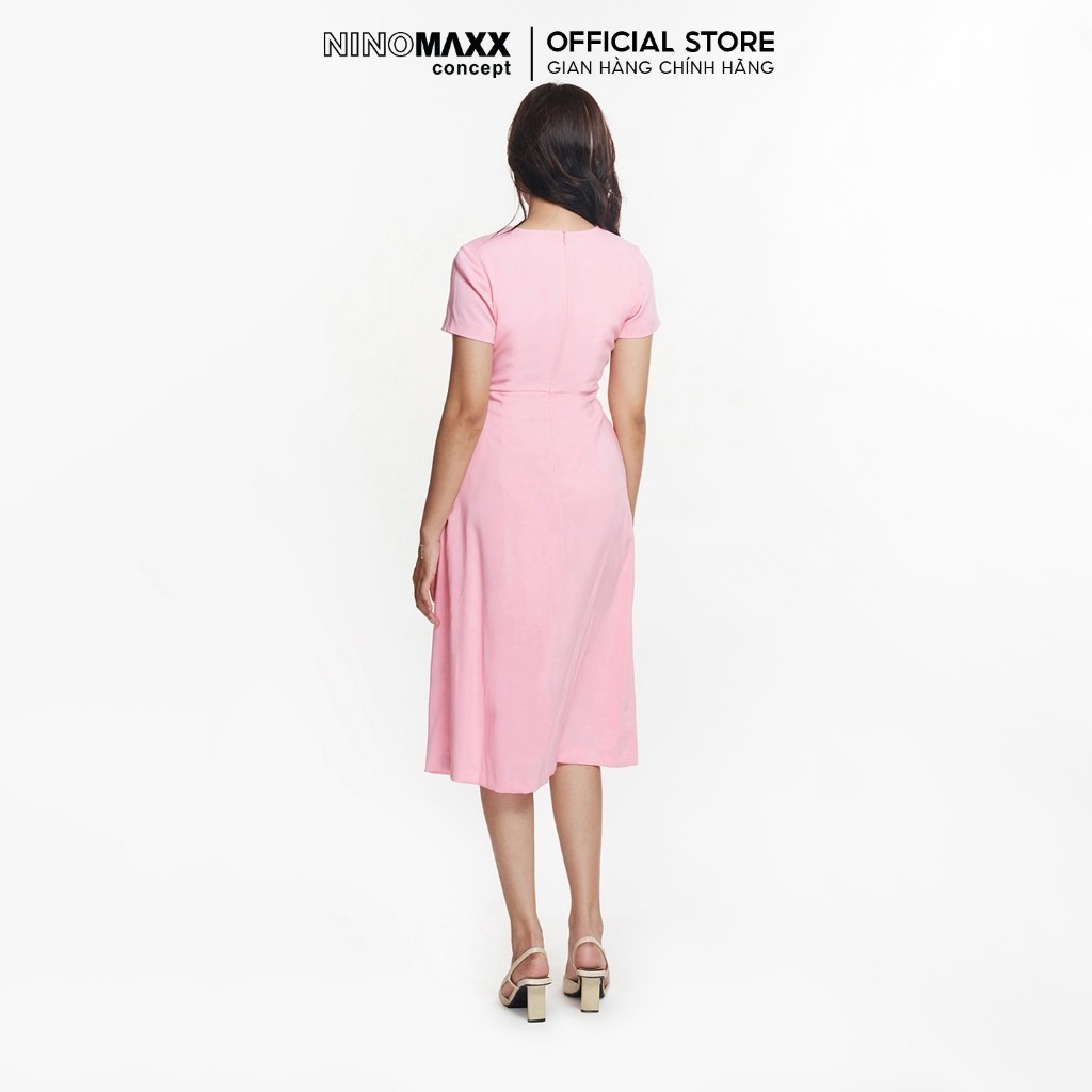 [CÒN SIZE S, M] N&M Đầm Nữ Cách Điệu Cổ Tròn 2308019