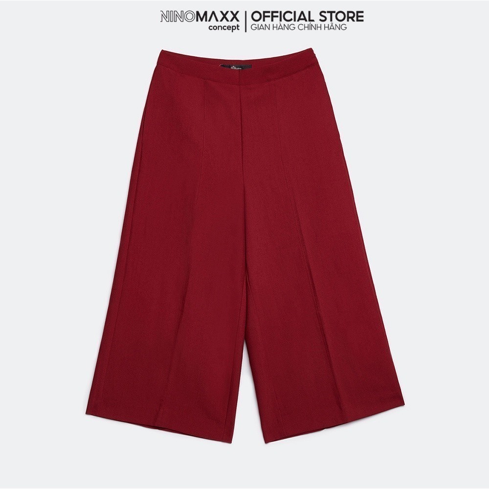 [CÒN SIZE XL] Quần Đỏ Culottes nữ ống suông thời trang N&M 1812156