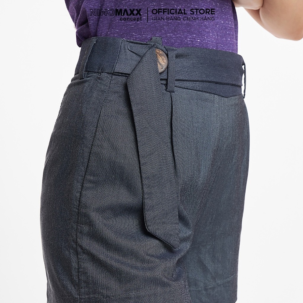 [CÒN SIZE S] N&M Quần Short Nữ Lưng Cao Thời Trang 1901035