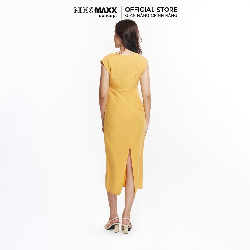 [CÒN SIZE S] N&M Đầm Linen Nữ Thời Trang 2308018