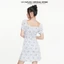 NINOMAXX Đầm nữ thời trang họa tiết phối dây chất liệu viscose 2205010