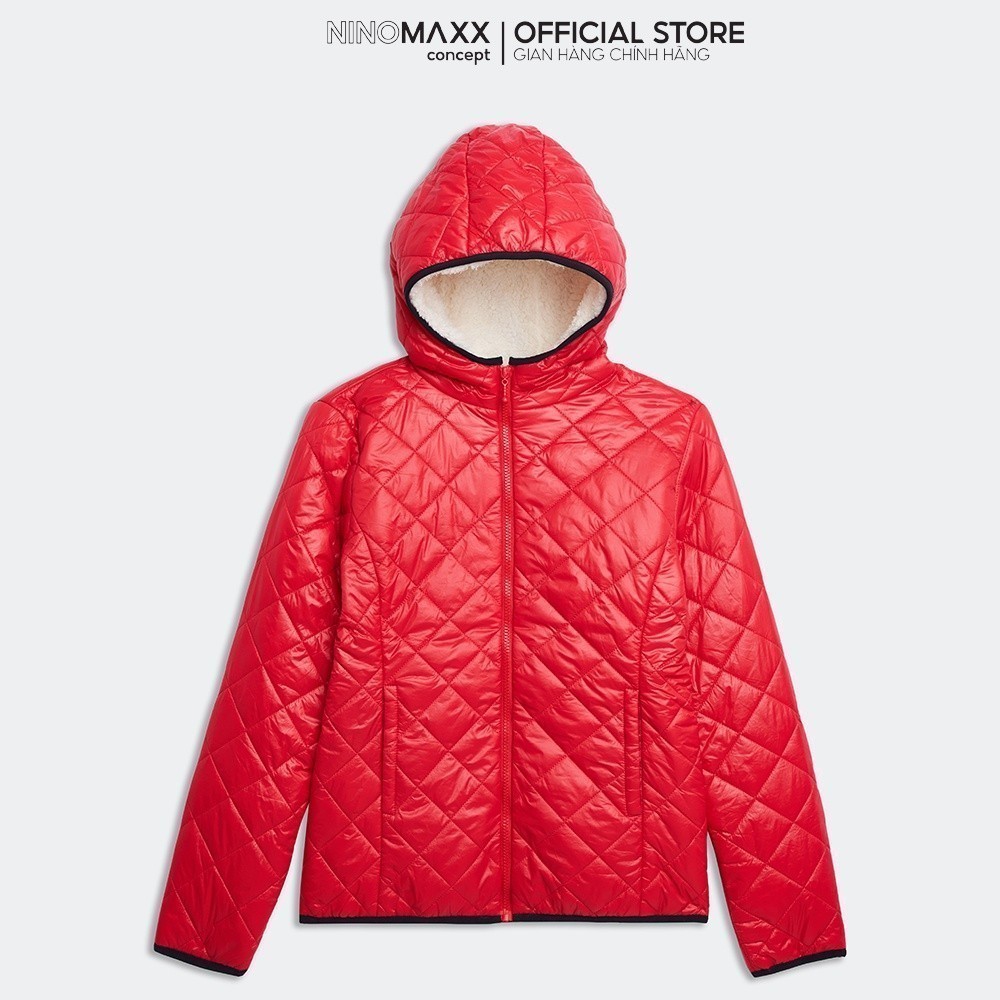 [CÒN SIZE M, XL] NINOMAXX Áo khoác chần gòn Nữ lót lông bên trong 1805117
