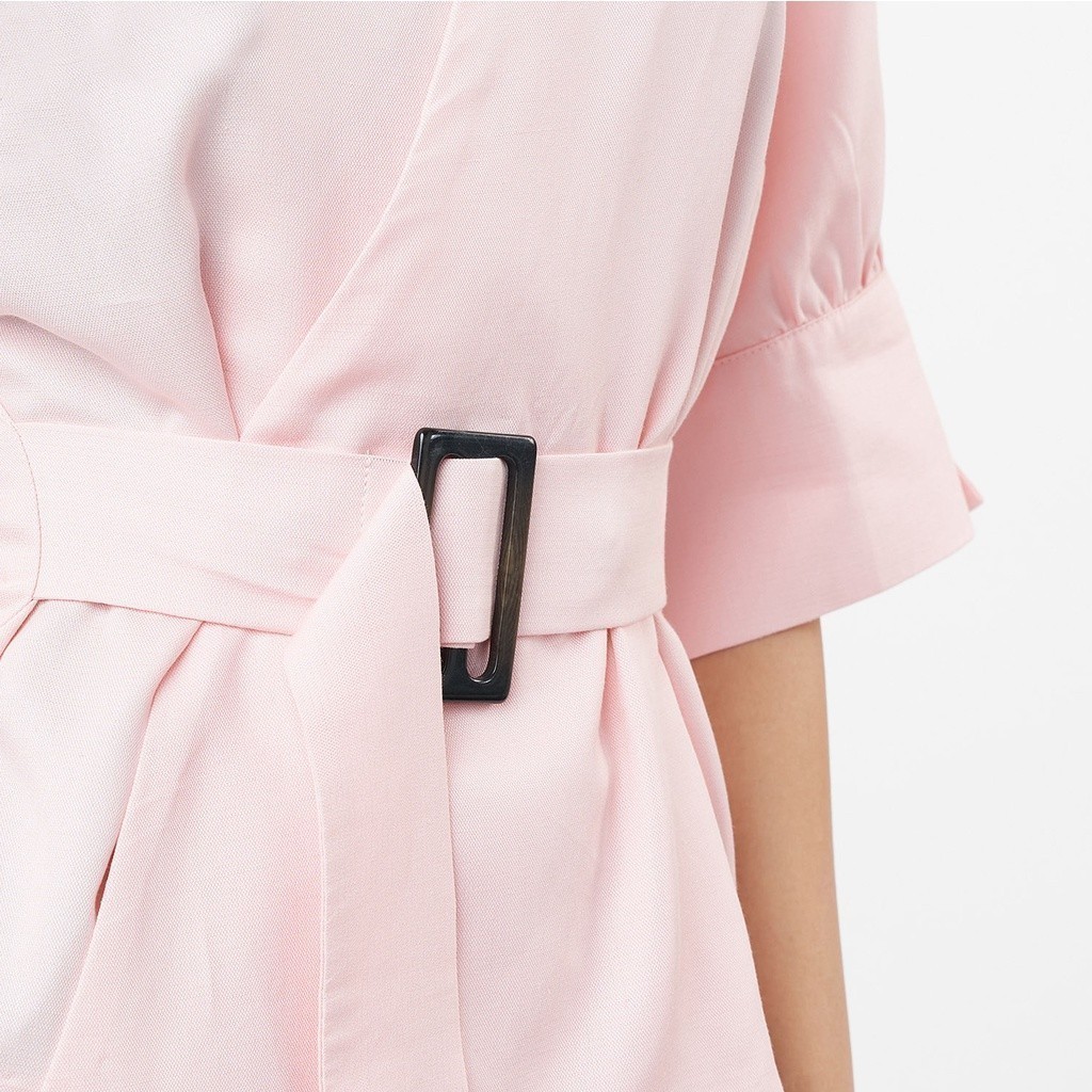N&M Áo kiểu Nữ tay lửng kèm belt thắt lưng 2103018