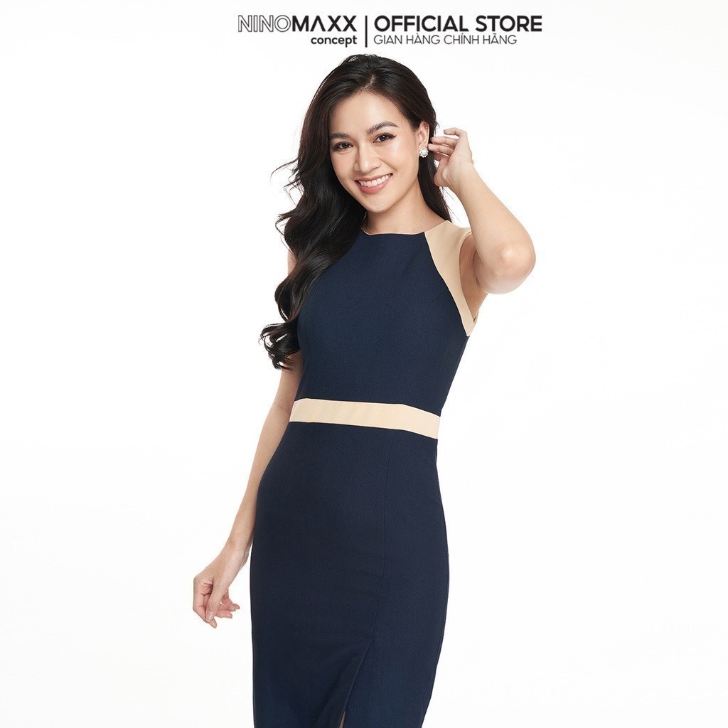 [CÒN SIZE S] Đầm Nữ N&M tay ngắn công sở tay ngắn dáng ôm 1905114