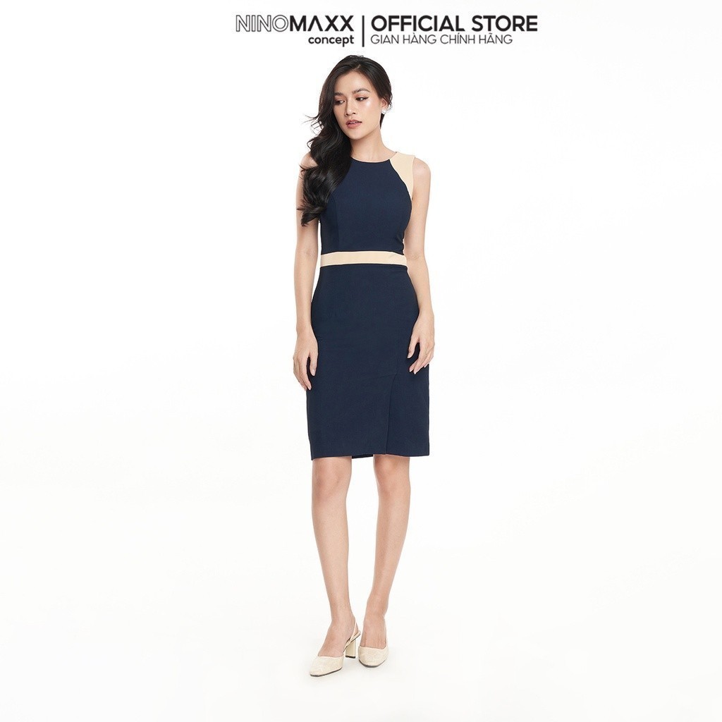 [CÒN SIZE S] Đầm Nữ N&M tay ngắn công sở tay ngắn dáng ôm 1905114