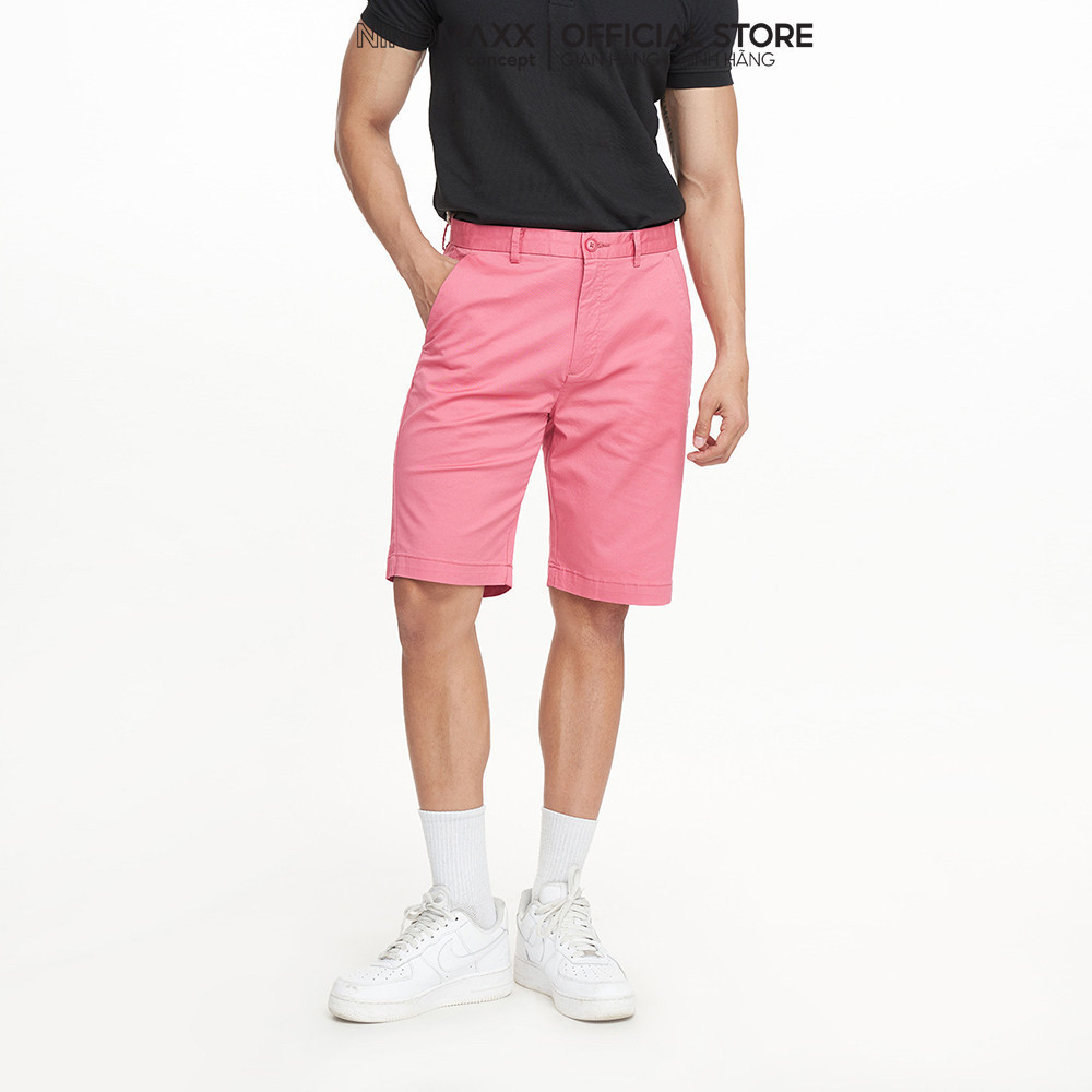 [CÒN HỒNG ĐẬM] Quần Short Nam Kaki Cotton Co Giãn Nhẹ NINOMAXX 2202014