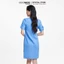 Đầm nữ N&M tay lỡ màu xanh dương 2007005
