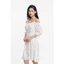 Đầm nữ N&M hai dây tay lỡ hoạ tiết hoa mã 1910153