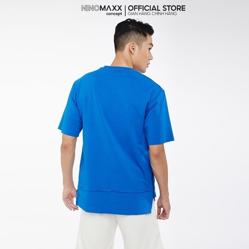 NINOMAXX Áo thun Nam Tay Ngắn Cổ Tròn Chất Cotton 1909079