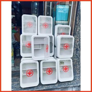 Tủ Thuốc Y Tế Gia Đình Nhựa ABS, Tủ Thuốc Treo Tường - Hàng C.ty - Chính Hãng