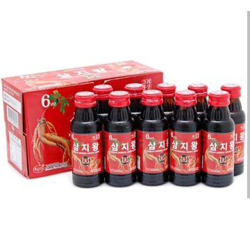 Sâm Hoàng Diệu (Date mới nhất) Nước Hồng Sâm Linh Chi KGS Hàn Quốc hộp 10 chai x 100ml