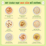Combo 9 hũ hạt ăn dặm cho bé mix sẵn Mămmy nấu cháo bổ sung chất dinh dưỡng cho bé ăn dặm 6 tháng — ảnh 5
