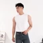 Áo thun nam TANKTOP, áo ba lỗ cotton thấm hút, tôn dáng đứng form - POLOMANOR