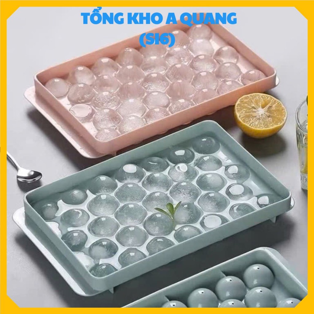 Thưởng Thức Đồ Uống Như Quán Sang Trọng Với Những Viên Đá Tròn Đều, Tan Chậm, Được Làm Từ Khay Đá 33 Ô Tiện Ích