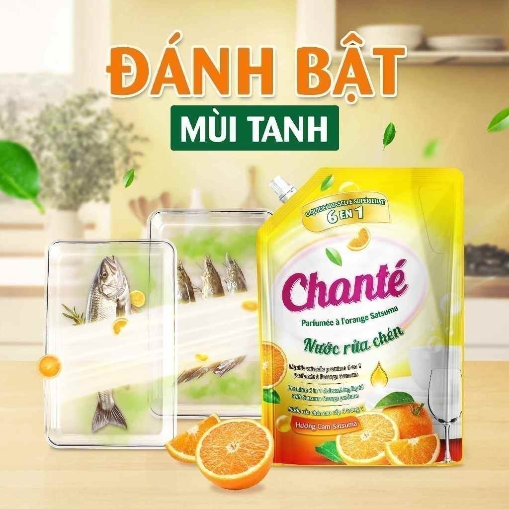 [LS][Chọn loại] Combo 2 Nước rửa chén Chanté túi x 3.2kg
